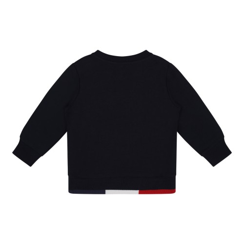 Navy Blue Sweater and Sweatpants Set with Logo