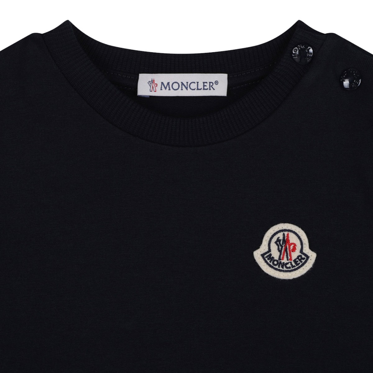 Navy Blue Sweater and Sweatpants Set with Logo