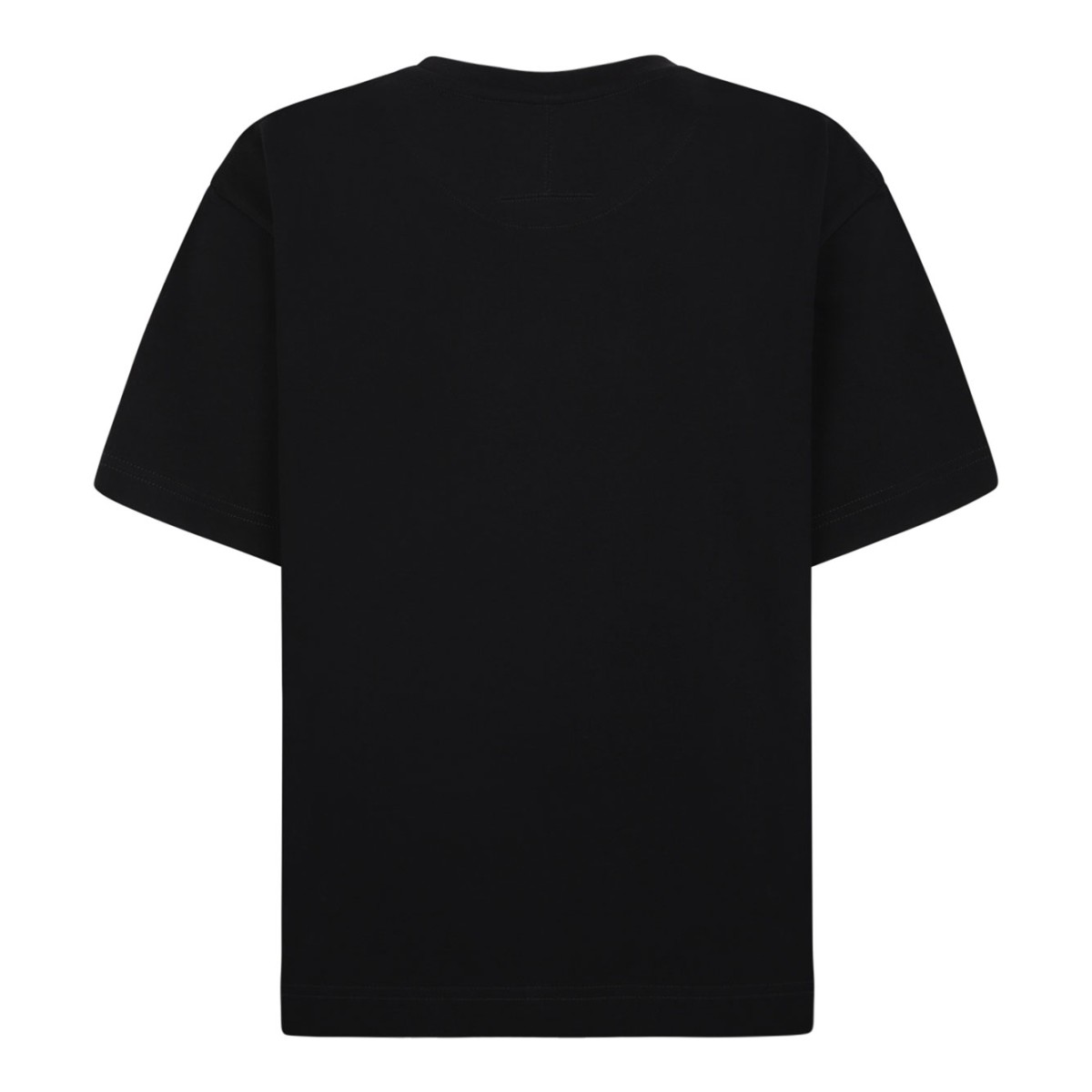 Black Cotton Lace Skull T-Shirt