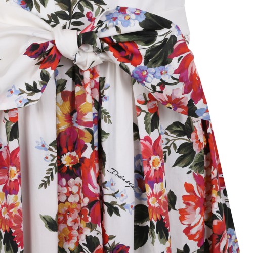 Floral Print Dress In Cotton