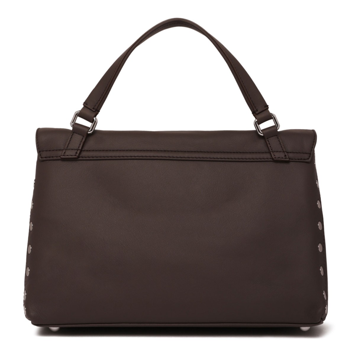 Dark Brown Leather Postina S Bag