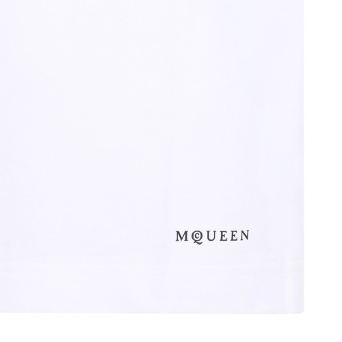 White Cotton Lace Skull T-Shirt