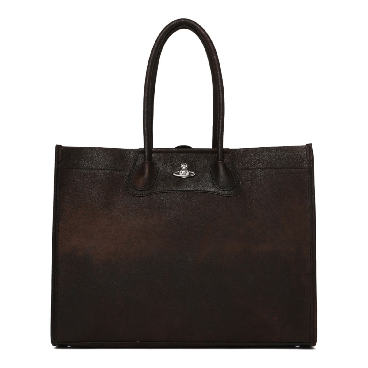 Dark Brown Troy Tote Bag