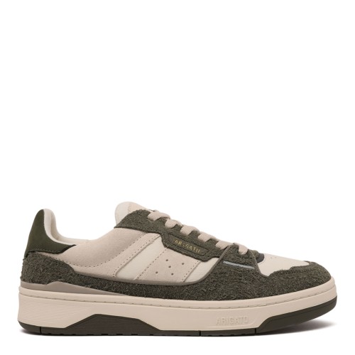 Light Beige and Dark Green Clay Sneaker