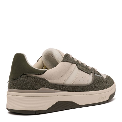 Light Beige and Dark Green Clay Sneaker