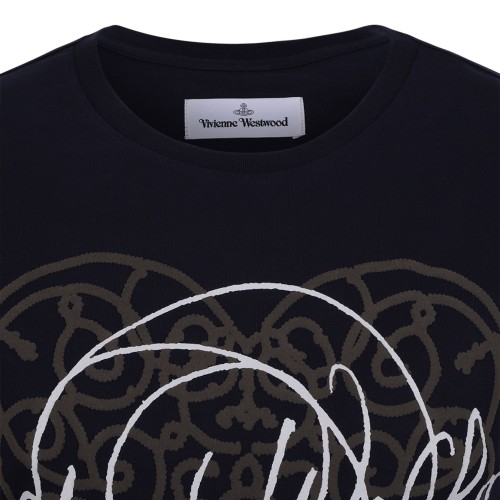 Navy Free World-Heart Peru T-Shirt