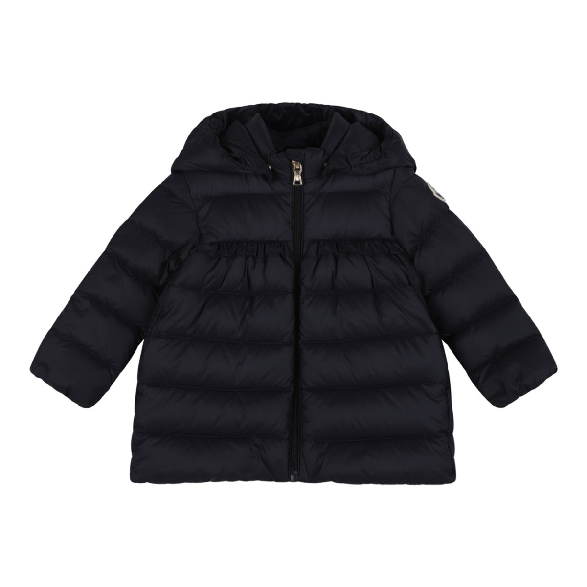 Navy Down Hooded Jacket