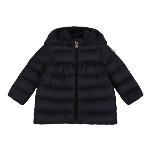 Navy Down Hooded Jacket