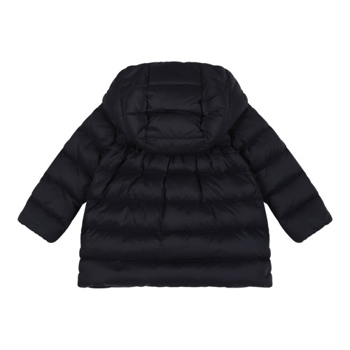 Navy Down Hooded Jacket