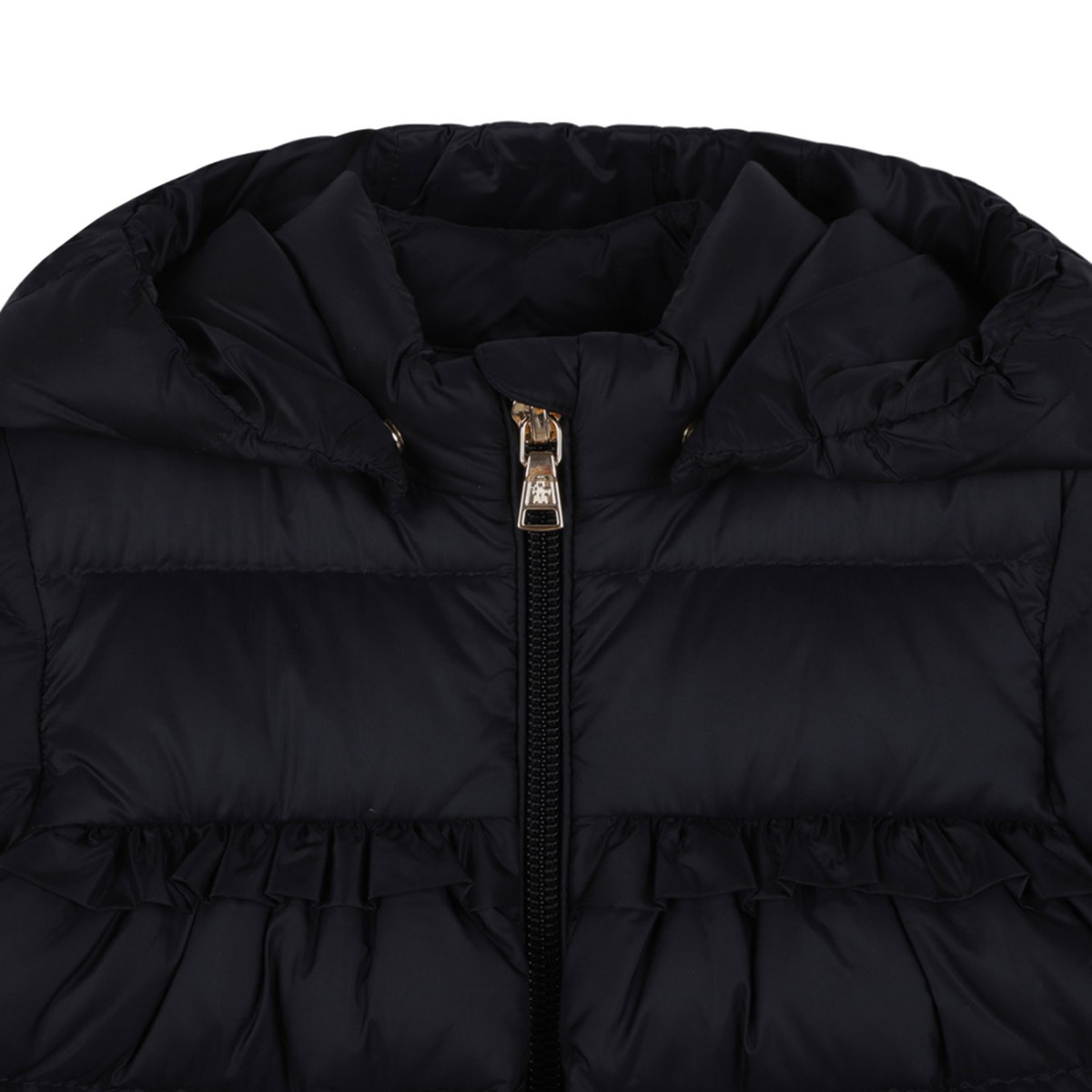 Navy Down Hooded Jacket