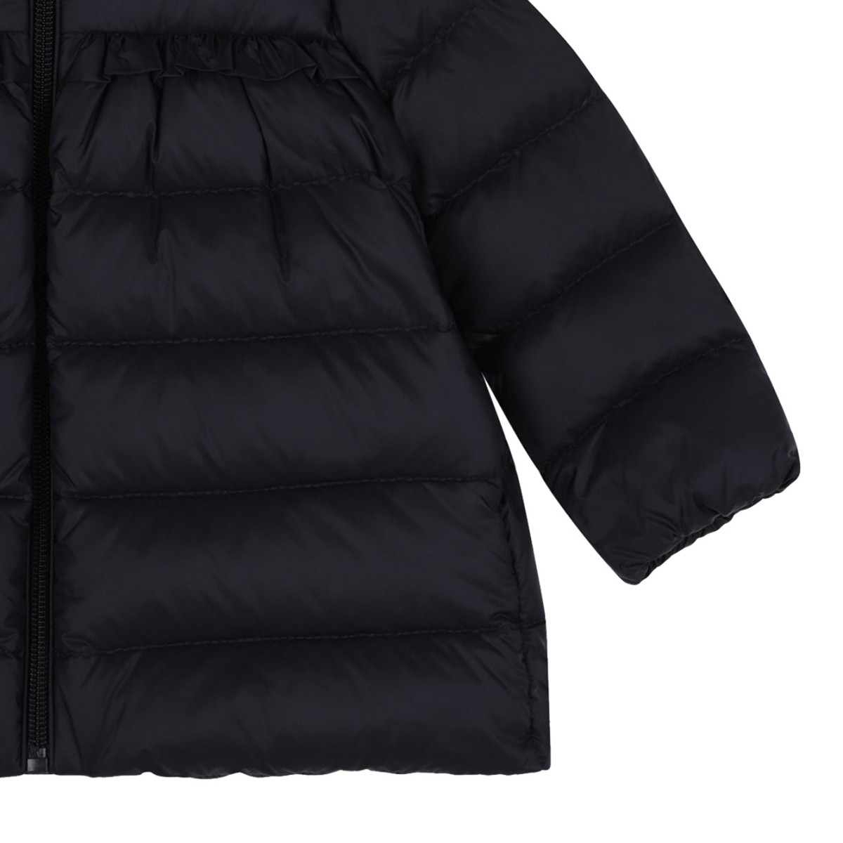 Navy Down Hooded Jacket