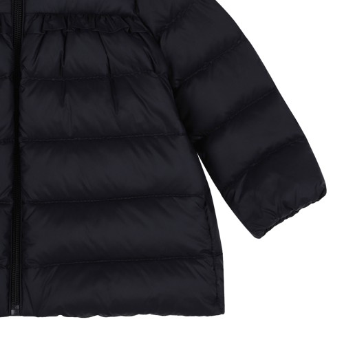 Navy Down Hooded Jacket