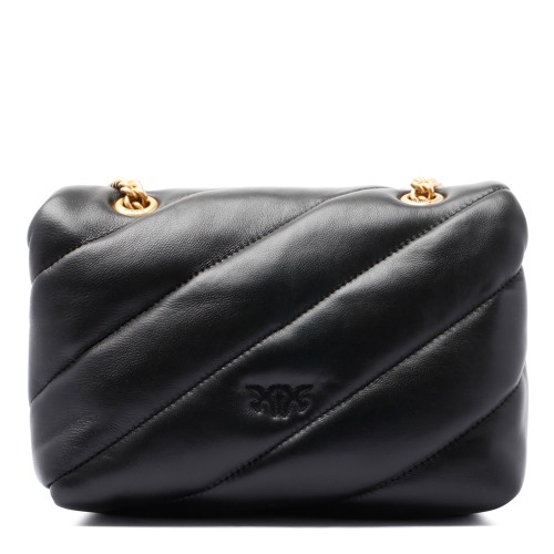 Black Quilted Love Bag