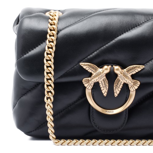 Black Quilted Love Bag