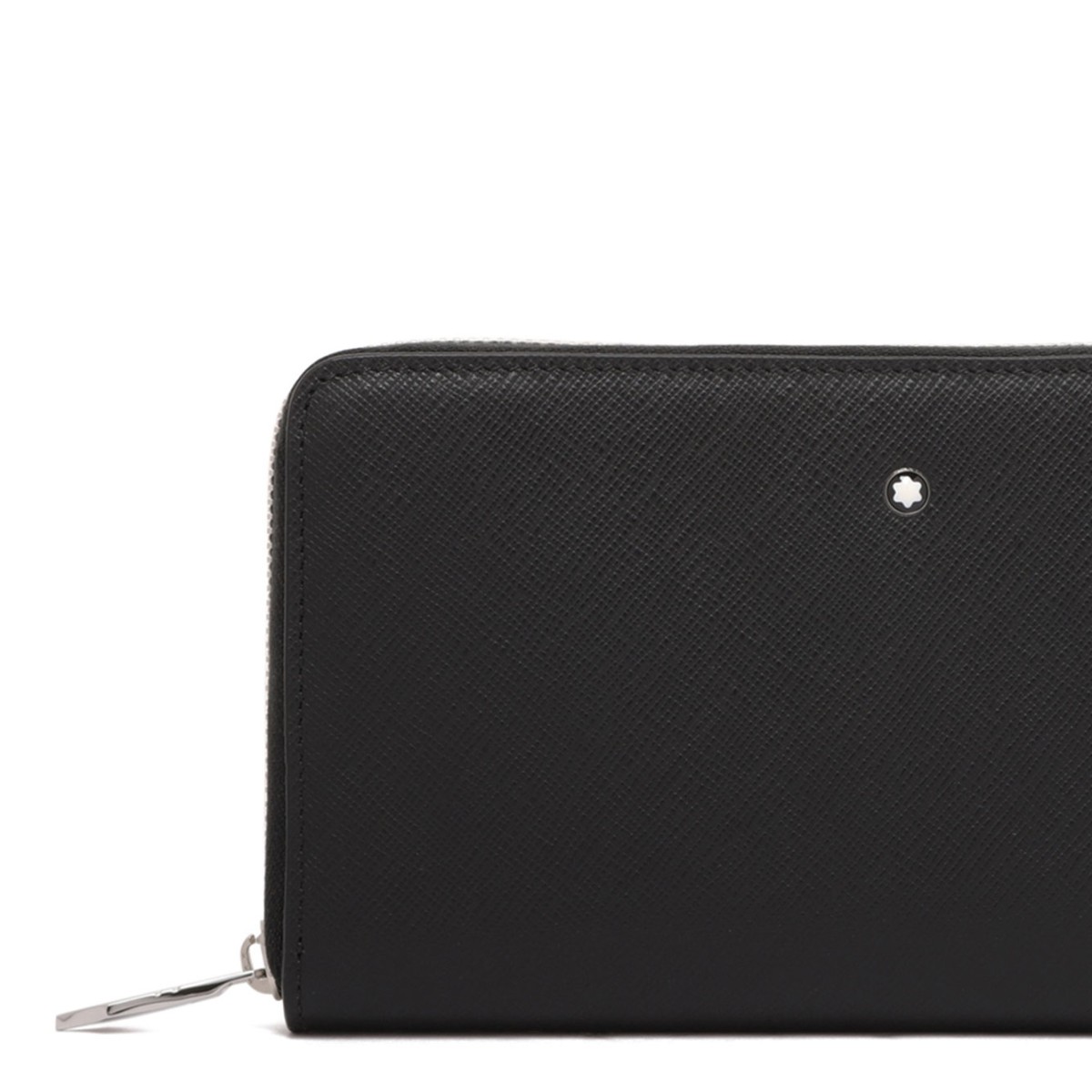 Black Sartorial 12 Compartment Zipper Wallet