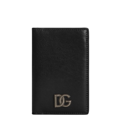 Black Tempesta Calfskin Card Holder