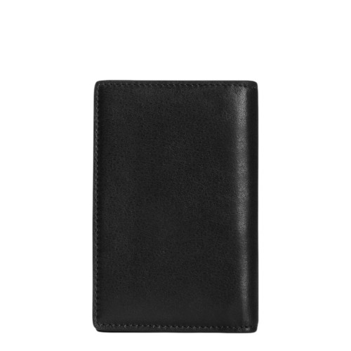 Black Tempesta Calfskin Card Holder