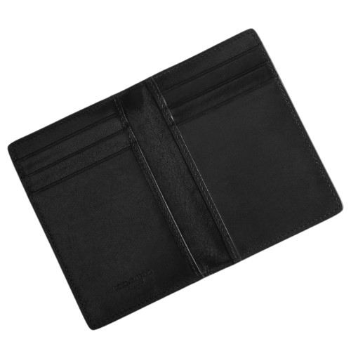 Black Tempesta Calfskin Card Holder