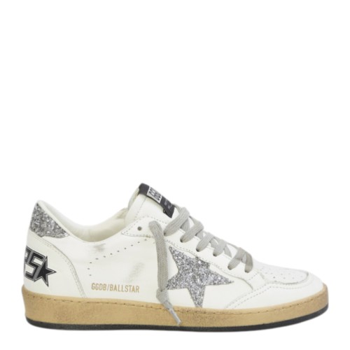 Ball Star White Glitter Sneakers
