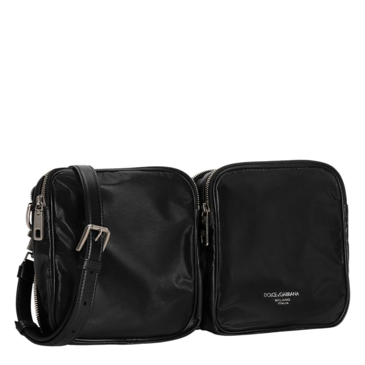 Black Nylon Crossbody Bag