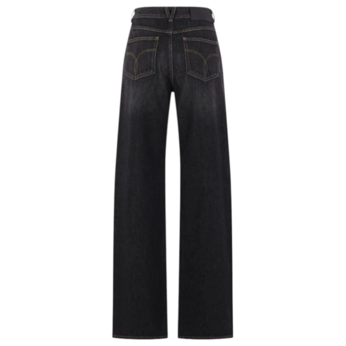 Black Denim Jeans With Stud Details