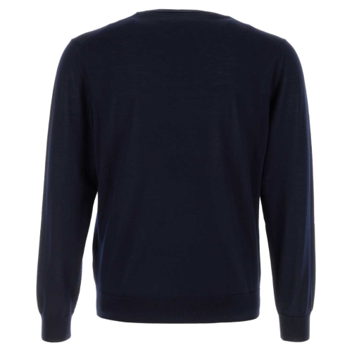 Midnight Blue Wool Sweater 2