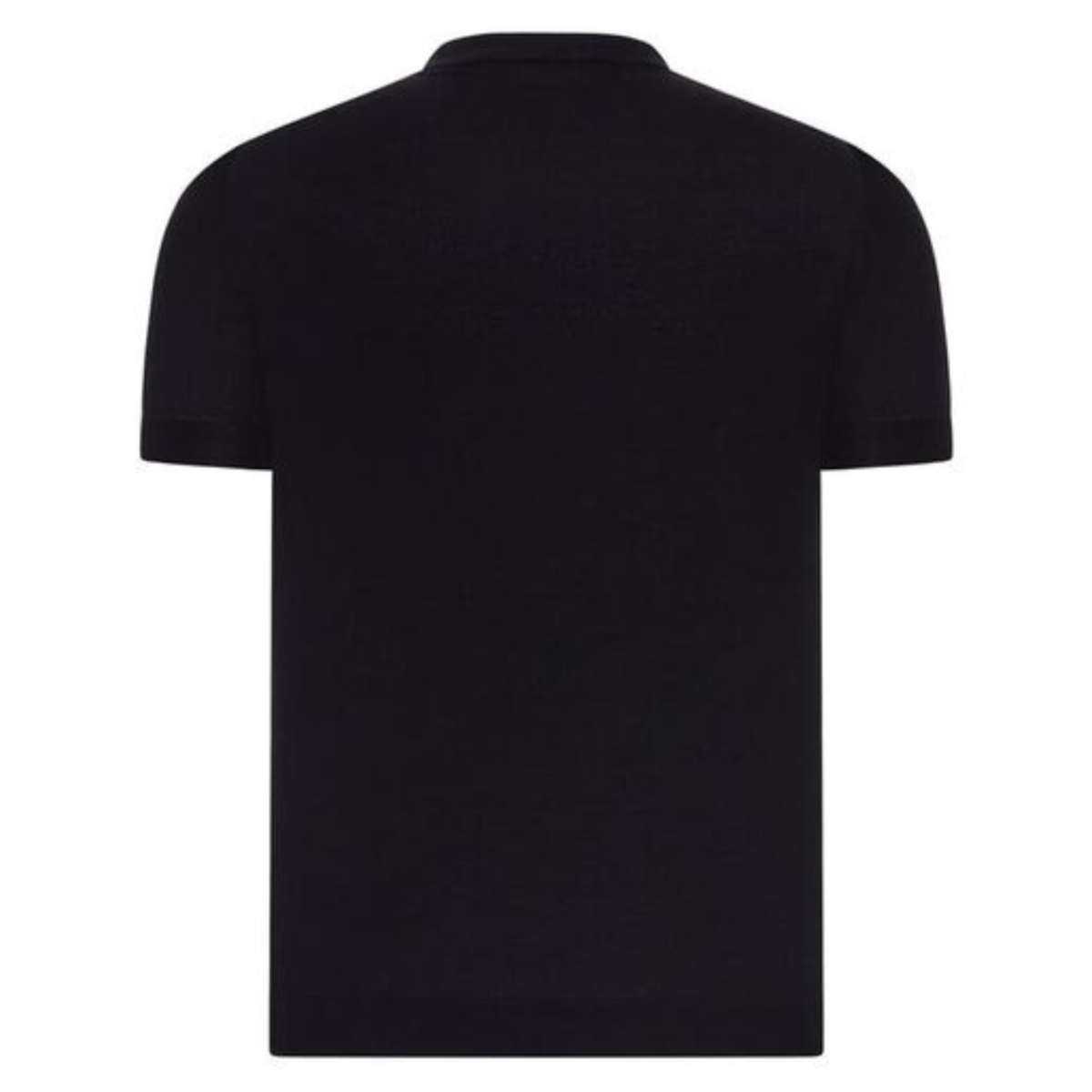 Black Cotton Crew Neck Sweater T-Shirt