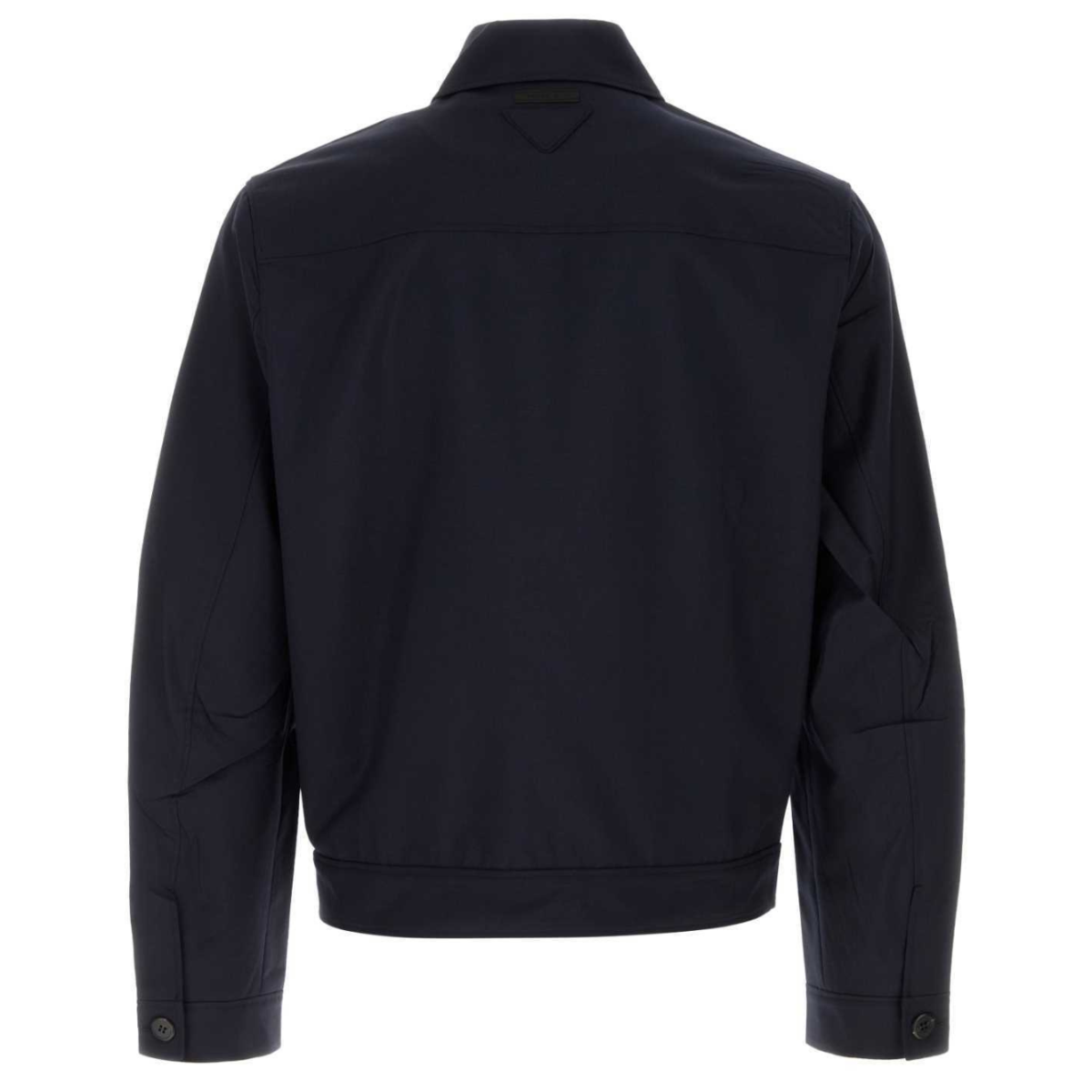 Navy Embroidered Logo Jacket