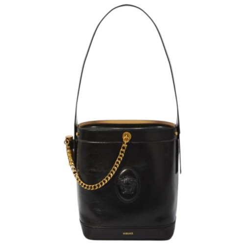 Black Medusa Bucket Bag