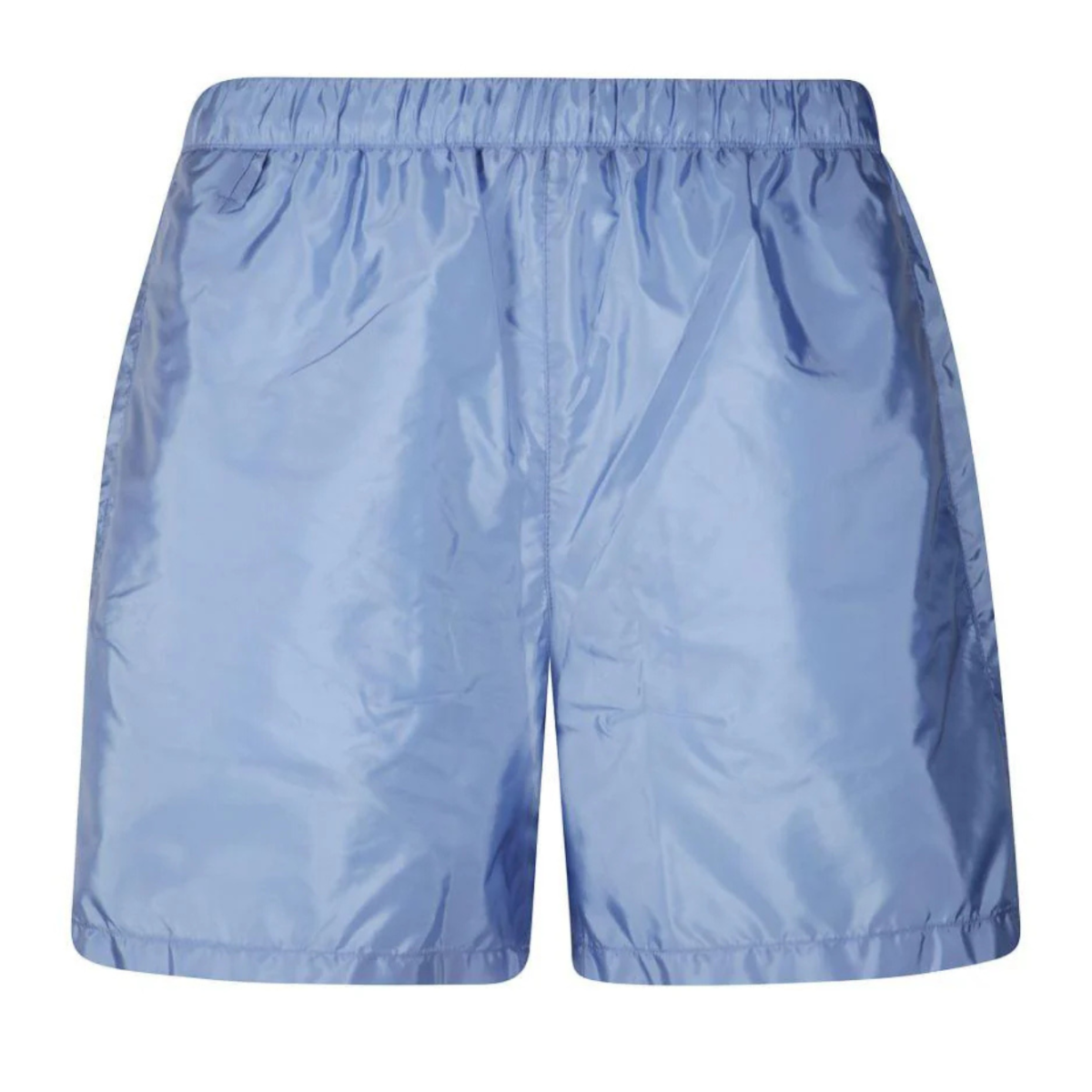 Light Blue Pocket-Detail Shorts