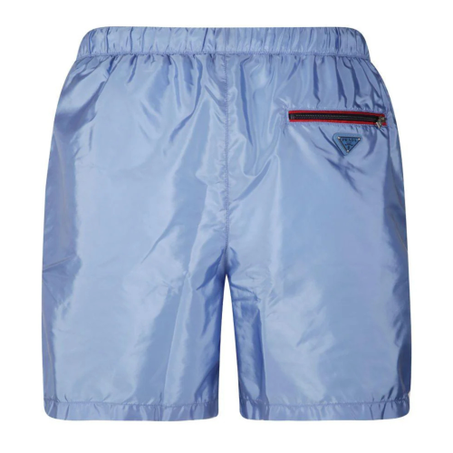 Light Blue Pocket-Detail Shorts 2