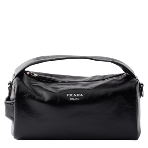 Black Leather Shoulder Bag