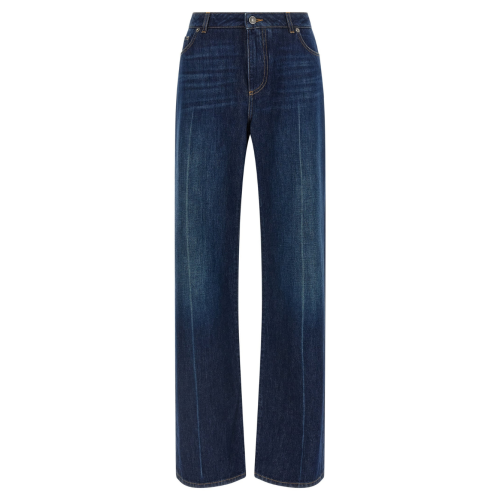 Blue Stretch Trompe LOeil Jeans