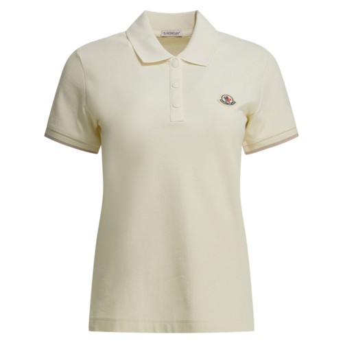 White Cotton Polo Shirt