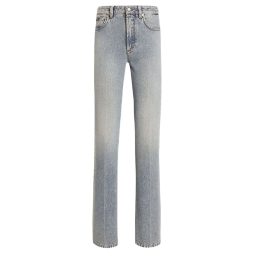 Light Blue Logo Plaque Jeans