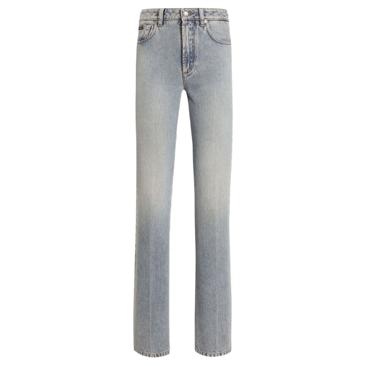 Light Blue Logo Plaque Jeans