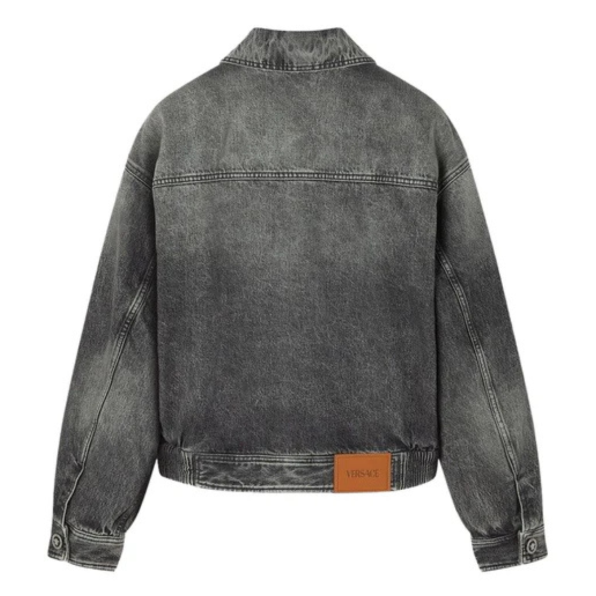 Grey Washed Denim Jacket