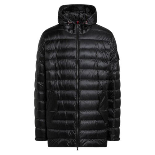 Oahu Black Quilted Parka