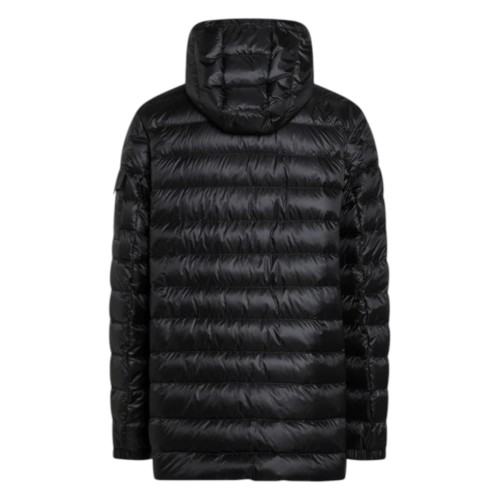 Oahu Black Quilted Parka