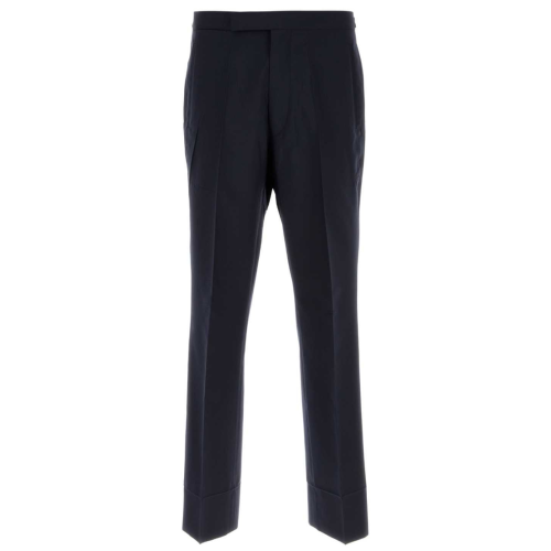 Navy Blue Tailored Trousers