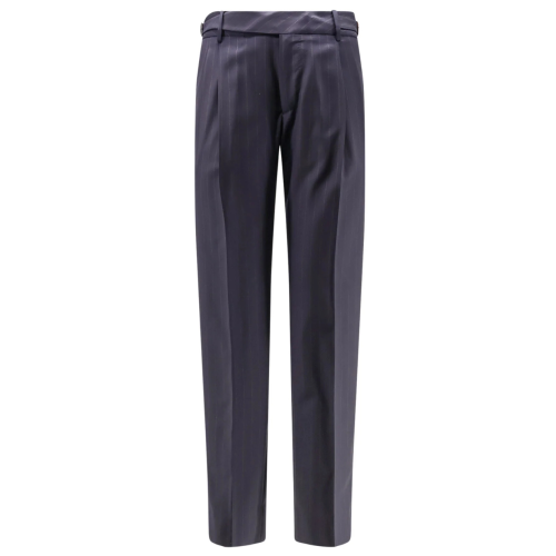 Pinstripe Virgin Wool Trousers