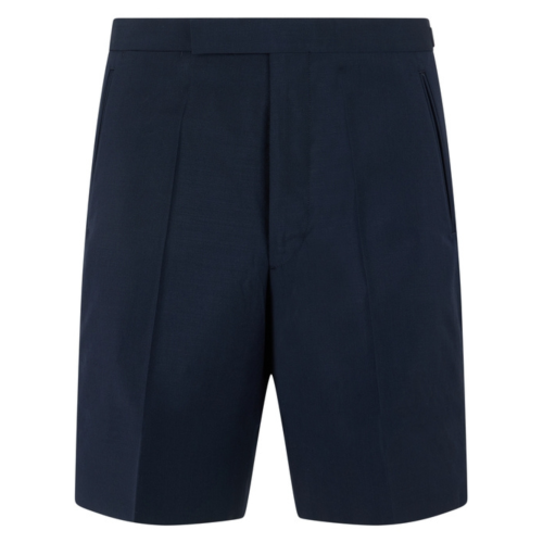 Navy Blue Tailored Shorts