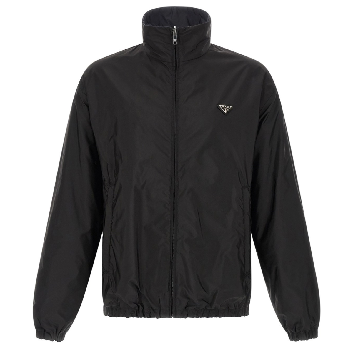 Black Re-Nylon Reversible Jacket