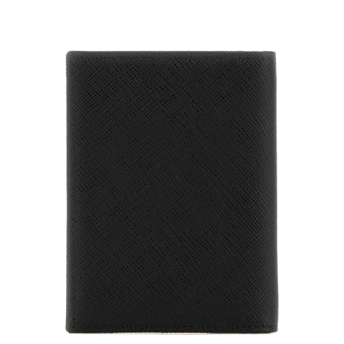 Black Saffiano Leather Card Holder 2