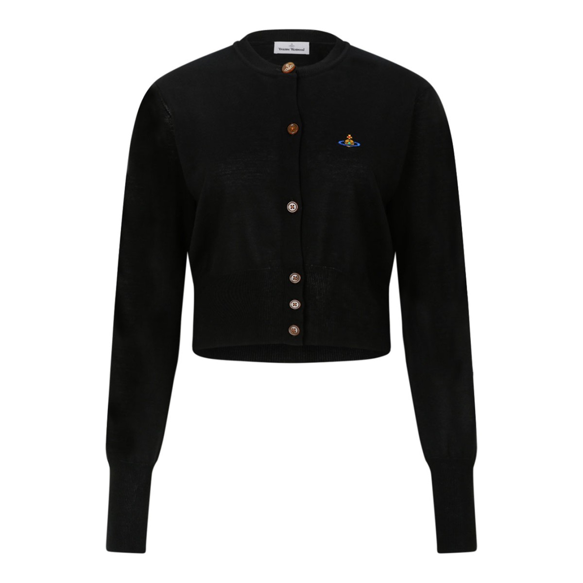 Black Bea Cropped Cardigan