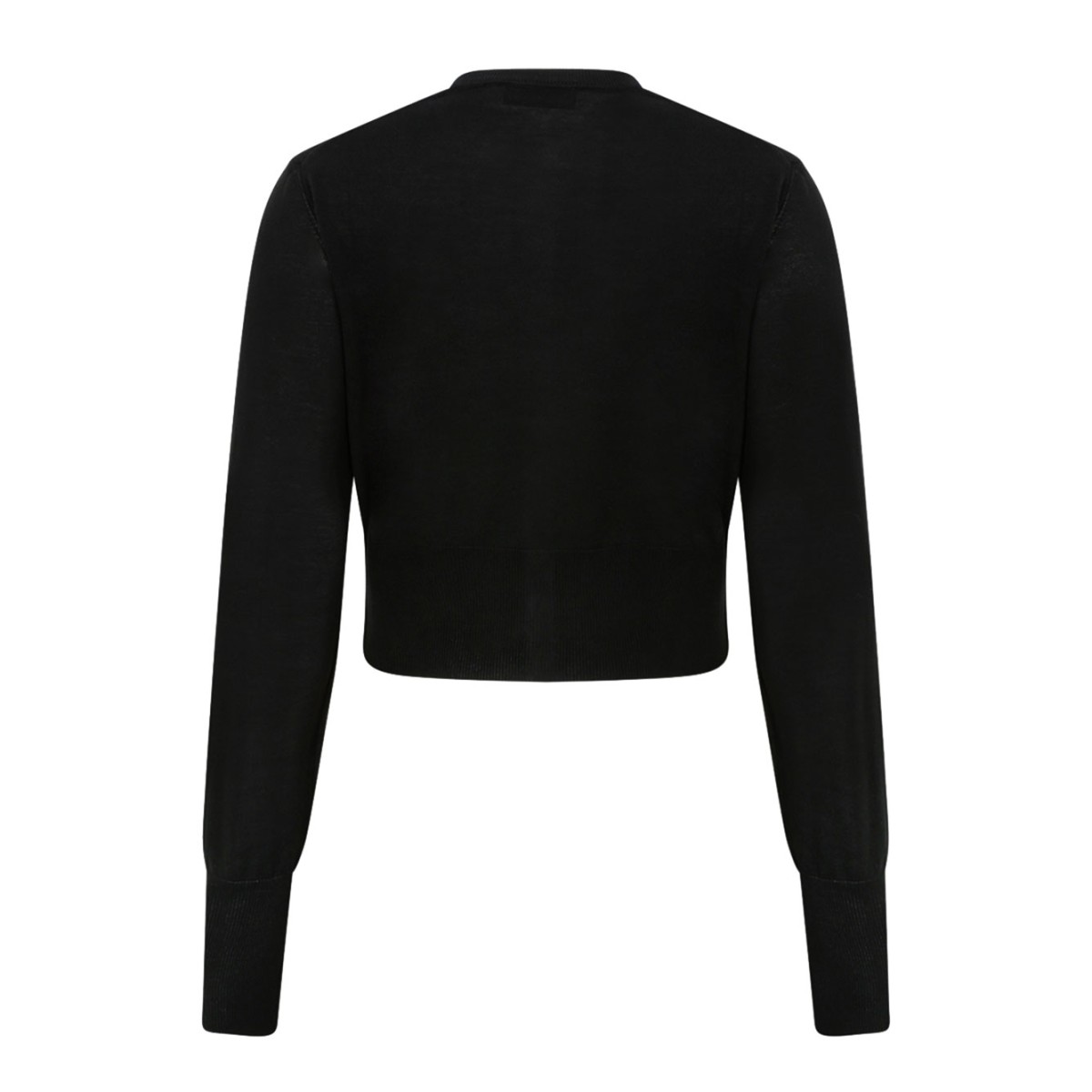 Black Bea Cropped Cardigan