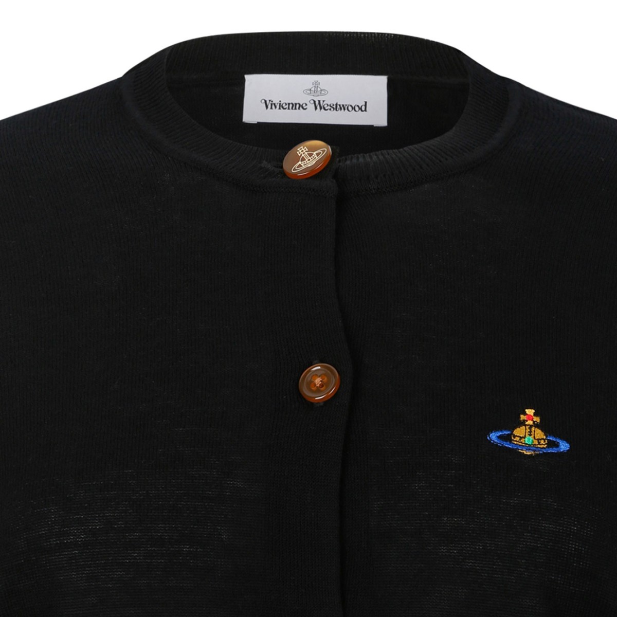 Black Bea Cropped Cardigan