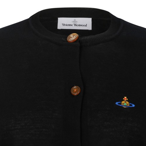 Black Bea Cropped Cardigan