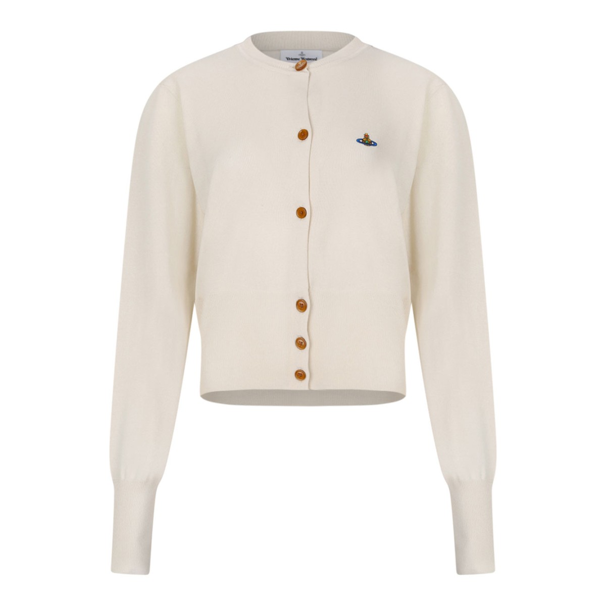 Cream Bea Cropped Cardigan