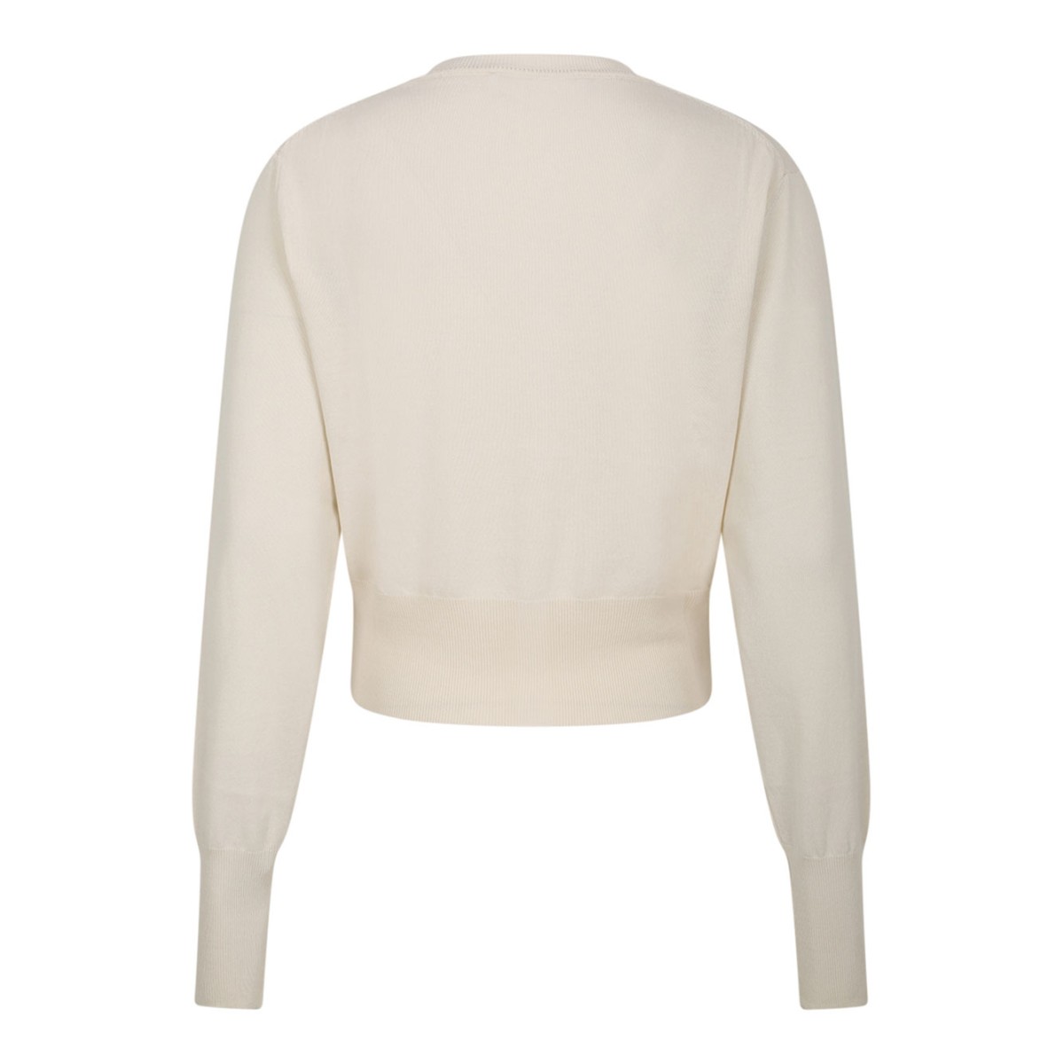 Cream Bea Cropped Cardigan